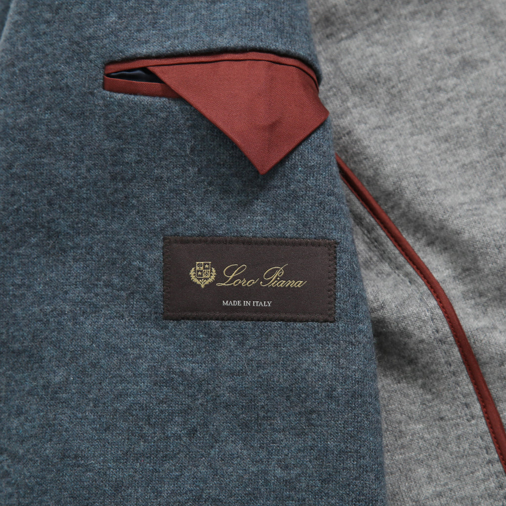 Loro Piana ロロピアーナ / 美品 SWEATER JACKET NOVALIS /  FAD2474 / カシミア ジャージ ジャケット / size 46 (BLUE)