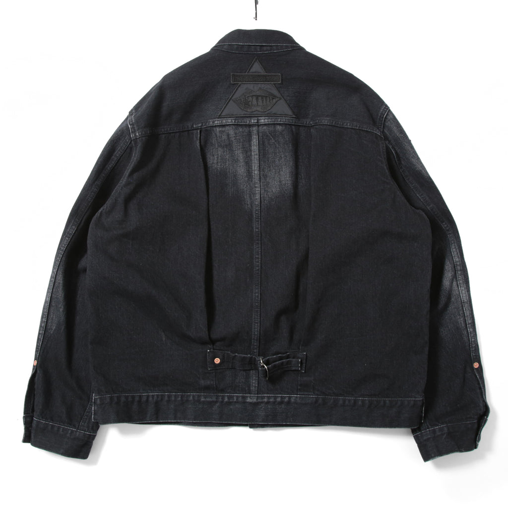 新品 Sacai サカイ / 24AW Gonz BEYONDEXX Denim Jacket / 24-03525M / size 3 (BLACK) デニム ジャケット