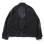 新品 Sacai サカイ / 24AW Gonz BEYONDEXX Denim Jacket / 24-03525M / size 3 (BLACK) デニム ジャケット