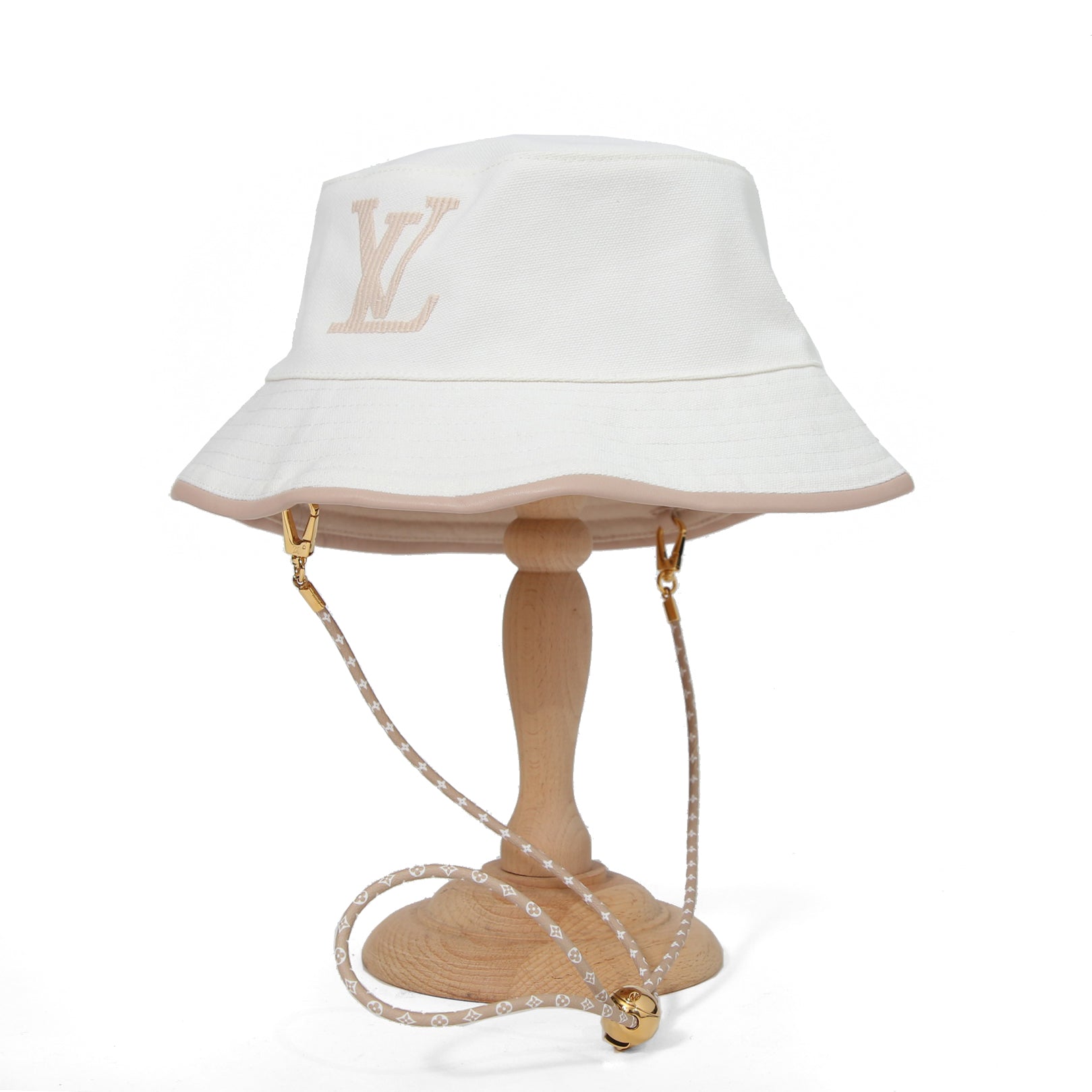 LOUIS VUITTON ルイヴィトン / 美品 M77575 アパレル ボブ・LV バディー ハット / size M (WHITE)
