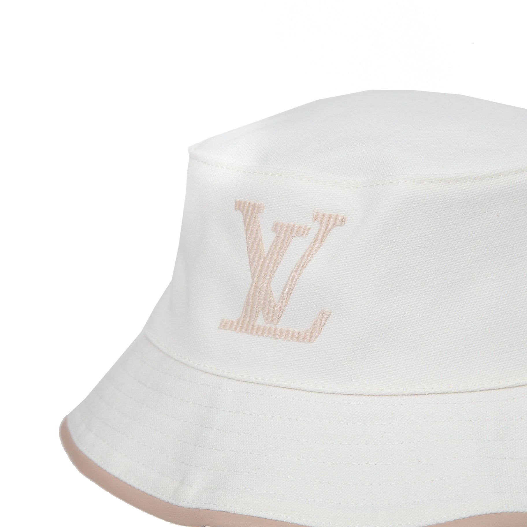 LOUIS VUITTON ルイヴィトン / 美品 M77575 アパレル ボブ・LV バディー ハット / size M (WHITE)