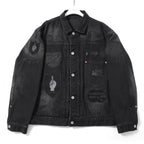 新品 Sacai サカイ / 24AW Gonz BEYONDEXX Denim Jacket / 24-03525M / size 3 (BLACK) デニム ジャケット