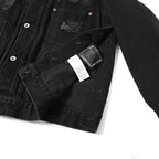 新品 Sacai サカイ / 24AW Gonz BEYONDEXX Denim Jacket / 24-03525M / size 3 (BLACK) デニム ジャケット