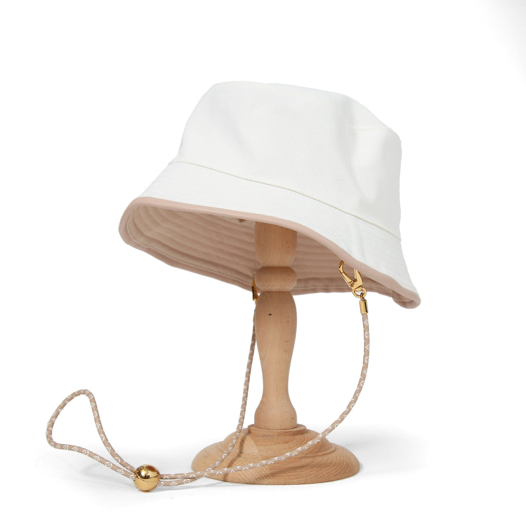 LOUIS VUITTON ルイヴィトン / 美品 M77575 アパレル ボブ・LV バディー ハット / size M (WHITE)