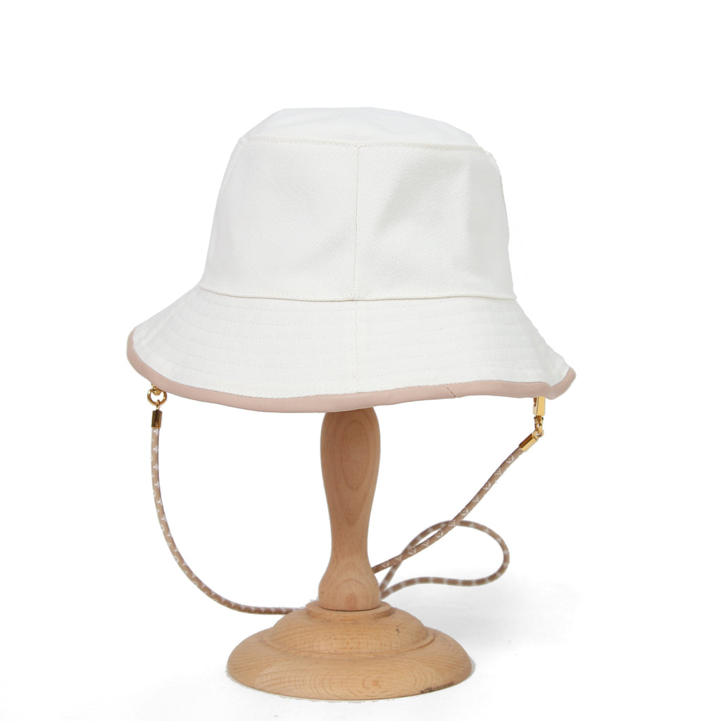 LOUIS VUITTON ルイヴィトン / 美品 M77575 アパレル ボブ・LV バディー ハット / size M (WHITE)