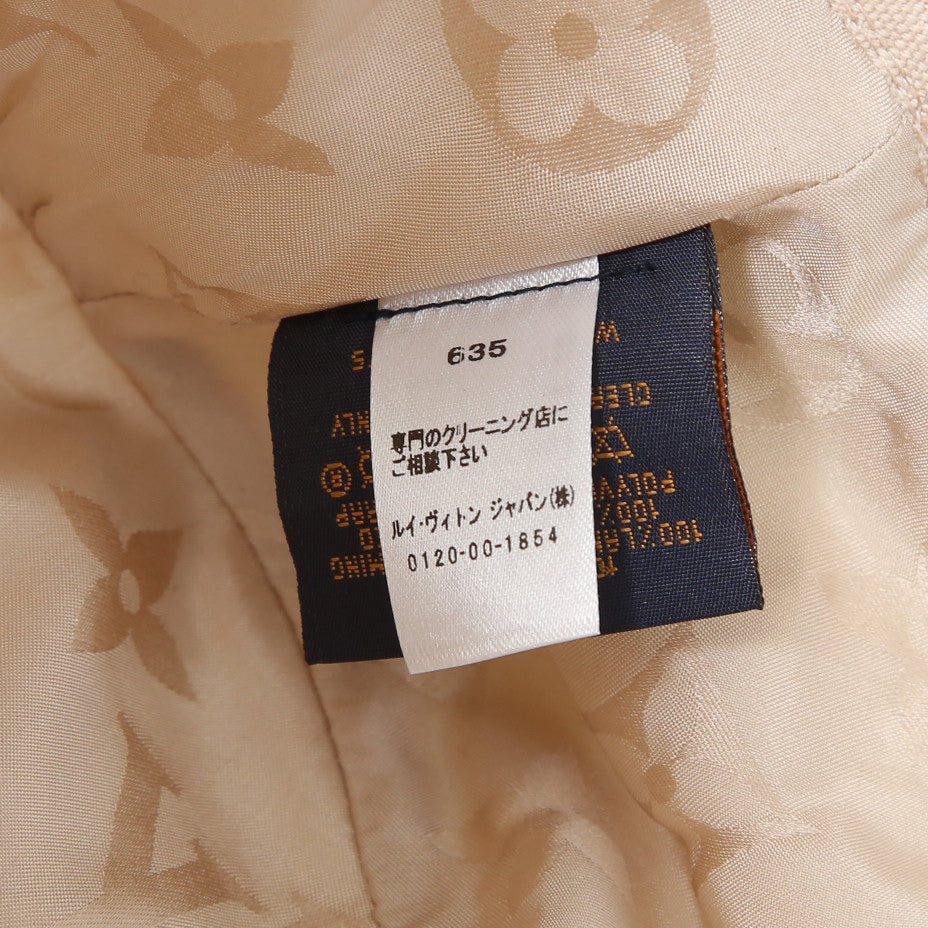 LOUIS VUITTON ルイヴィトン / 美品 M77575 アパレル ボブ・LV バディー ハット / size M (WHITE)