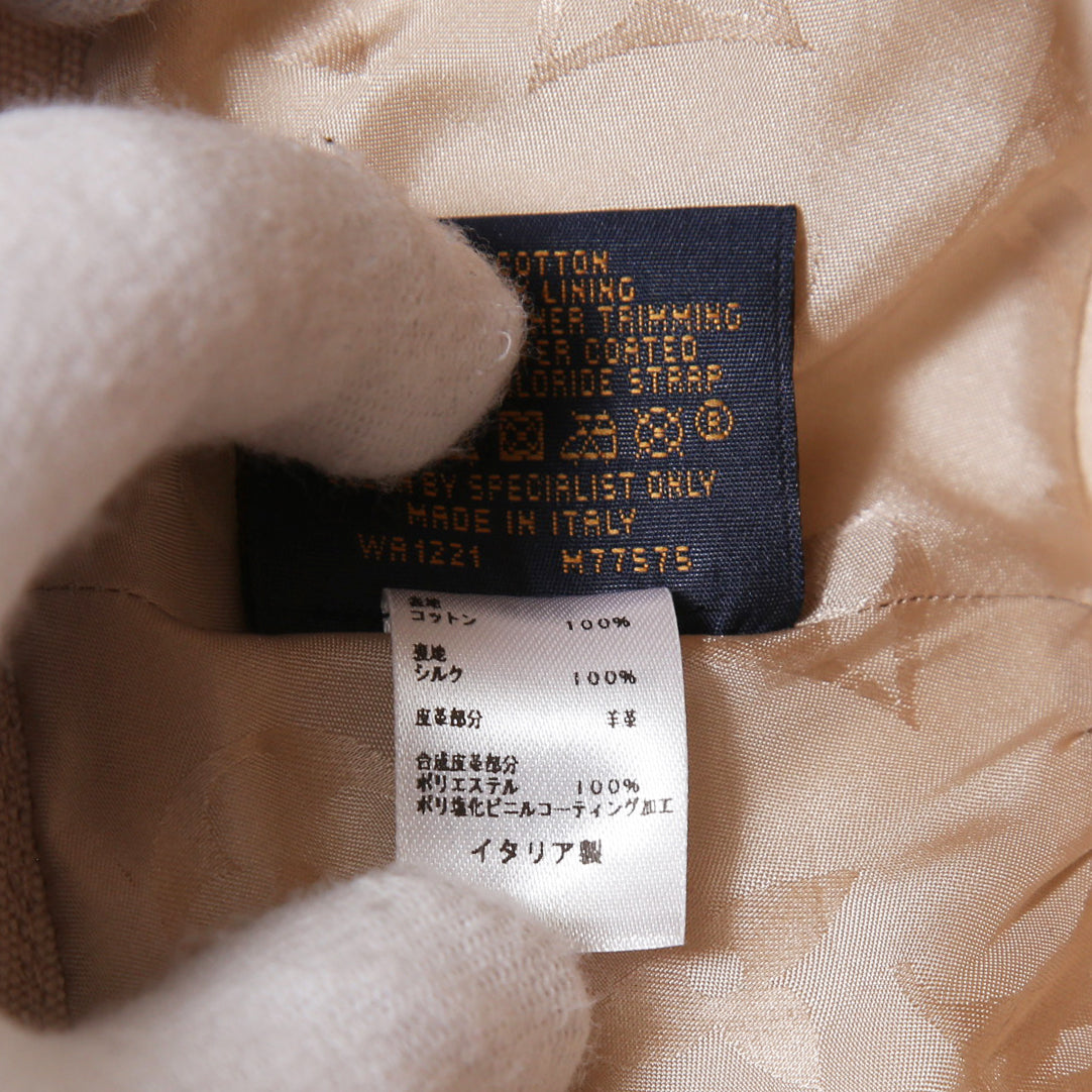 LOUIS VUITTON ルイヴィトン / 美品 M77575 アパレル ボブ・LV バディー ハット / size M (WHITE)