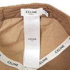 新品 CELINE セリーヌ / トリオンフ ベースボールキャップ / コットン カシミア コーデュロイ / 2AUT6928X.02CM / size M (BEIGE)