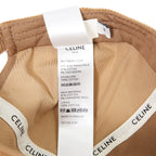 新品 CELINE セリーヌ / トリオンフ ベースボールキャップ / コットン カシミア コーデュロイ / 2AUT6928X.02CM / size M (BEIGE)