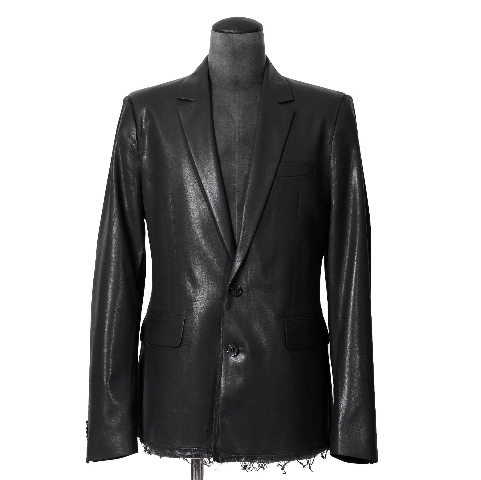 DIESEL ディーゼル / 24-25AW 美品 J-PHONIX-DENIM / ウール コーティング / テーラード ジャケット / size 48 (BLACK)