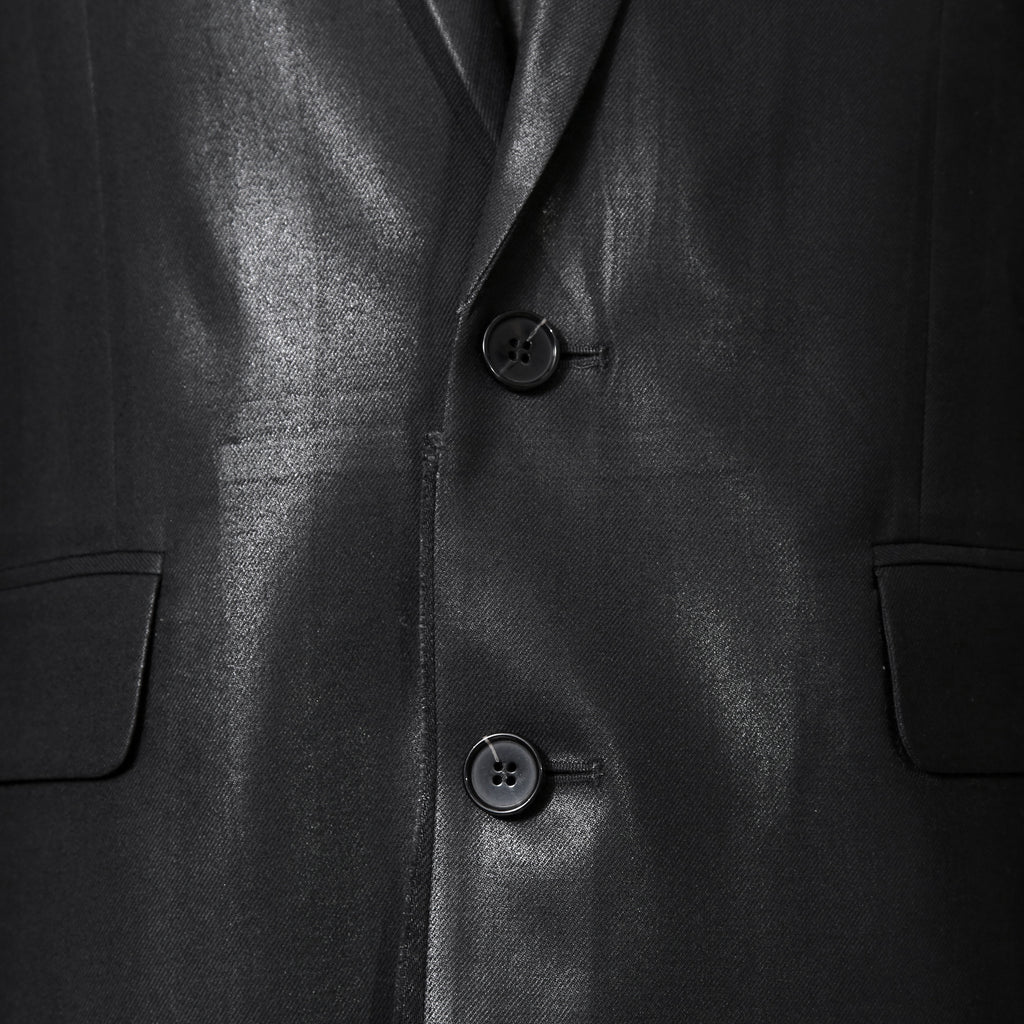 DIESEL ディーゼル / 24-25AW 美品 J-PHONIX-DENIM / ウール コーティング / テーラード ジャケット / size 48 (BLACK)