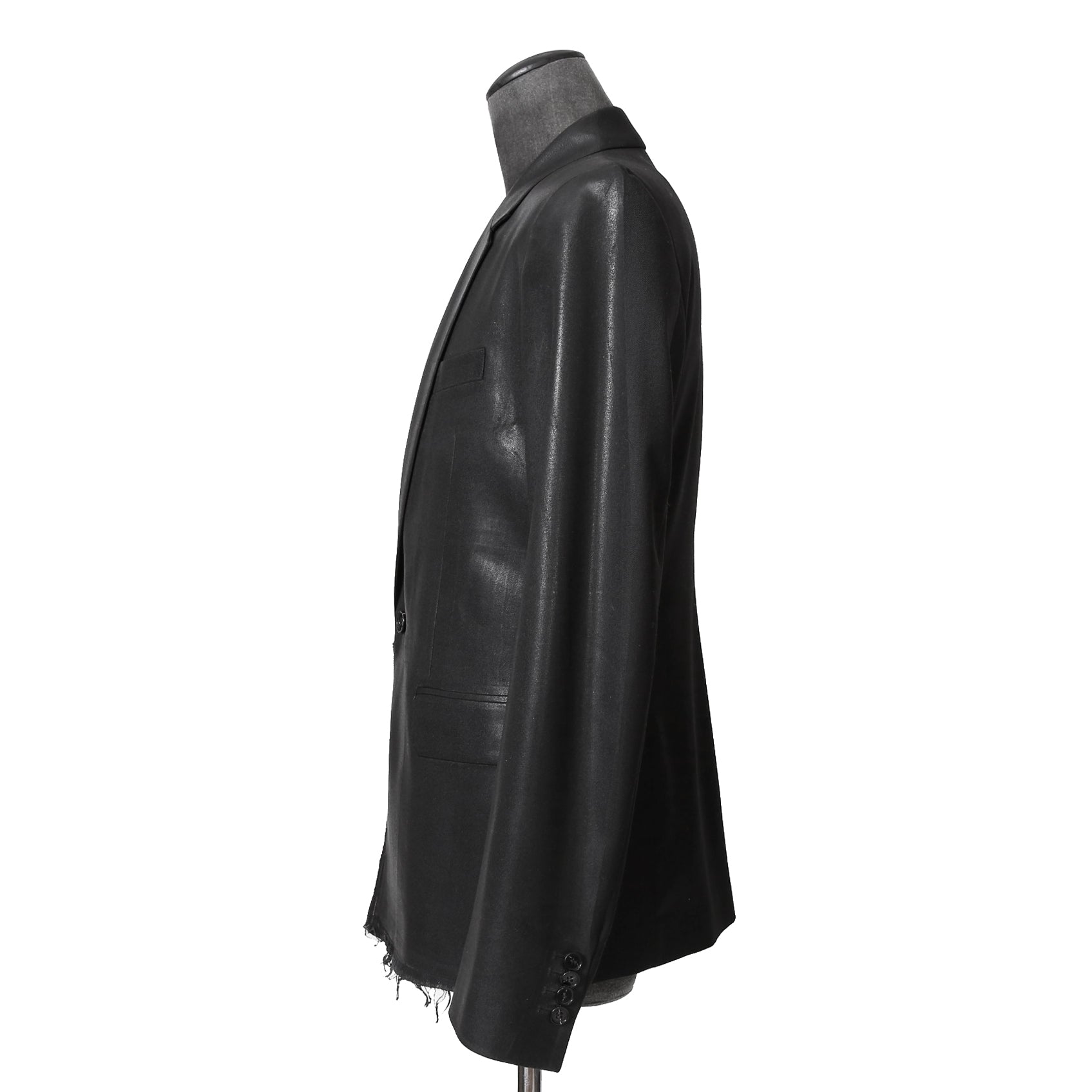 DIESEL ディーゼル / 24-25AW 美品 J-PHONIX-DENIM / ウール コーティング / テーラード ジャケット / size 48 (BLACK)