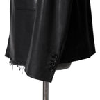 DIESEL ディーゼル / 24-25AW 美品 J-PHONIX-DENIM / ウール コーティング / テーラード ジャケット / size 48 (BLACK)