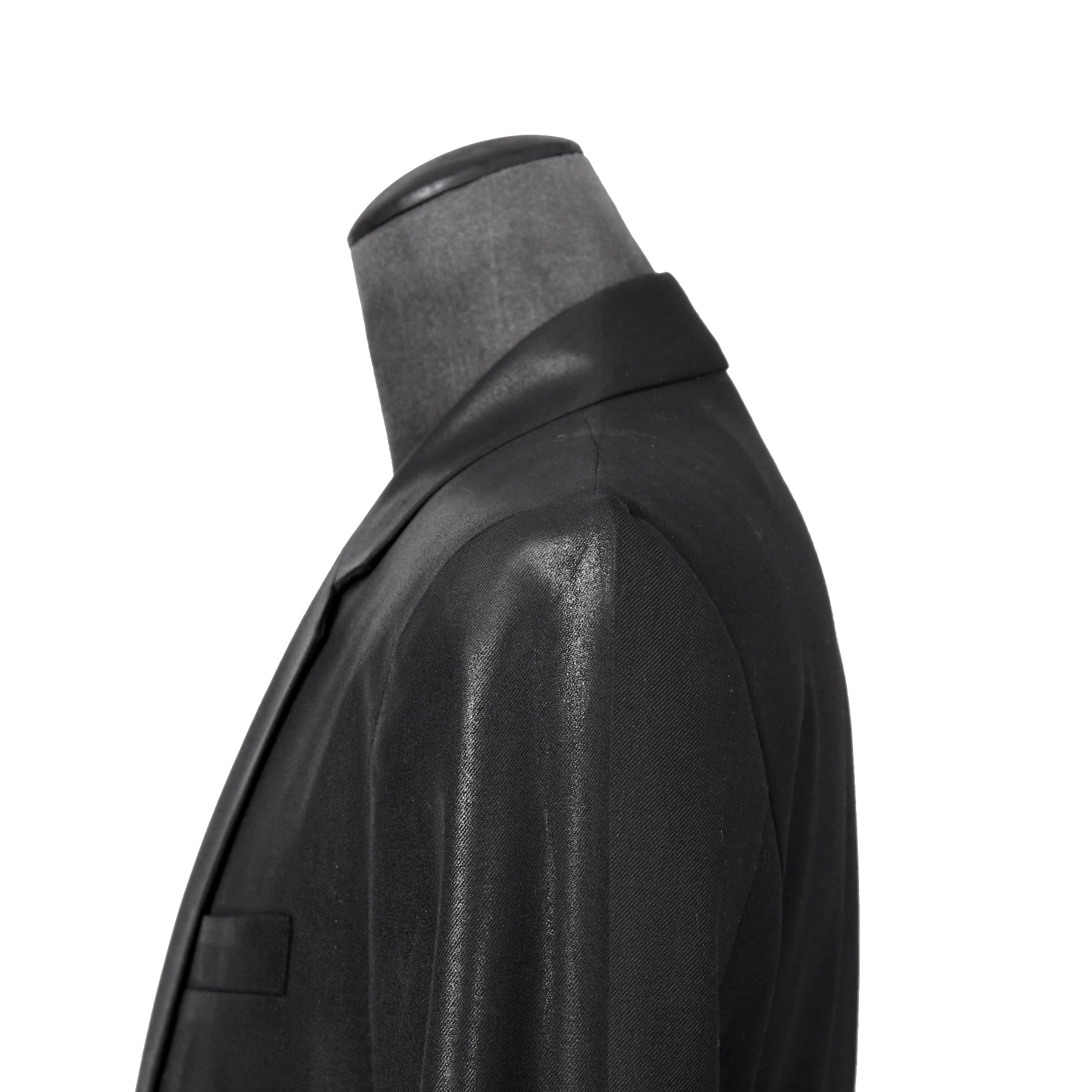 DIESEL ディーゼル / 24-25AW 美品 J-PHONIX-DENIM / ウール コーティング / テーラード ジャケット / size 48 (BLACK)