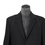 新品 FENDI フェンディ / 21AW ジップアップ ディティール 2B テーラード ジャケット / ブレザー / FJ0642 AGYA / size 48 (BLACK x BLUE)