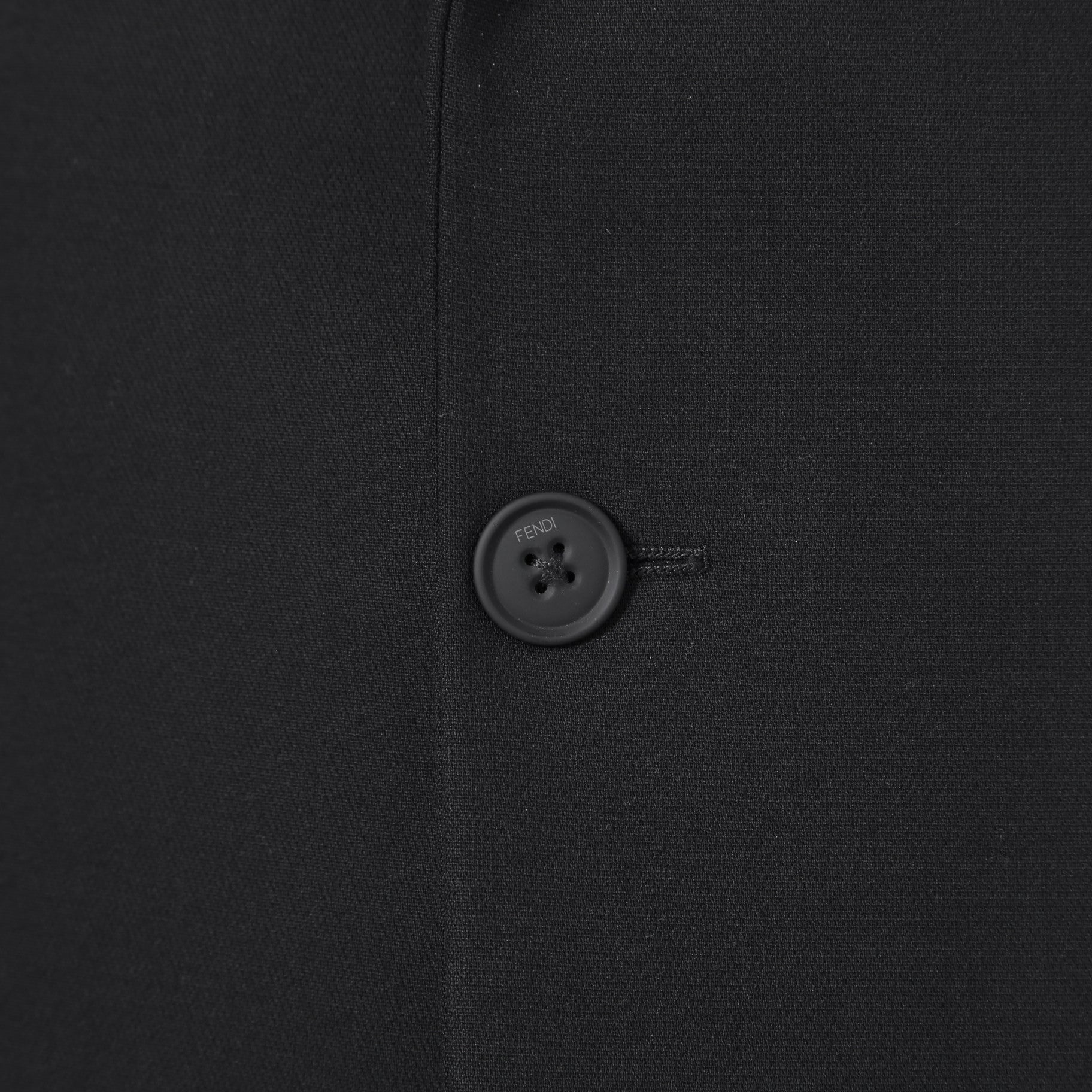 新品 FENDI フェンディ / 21AW ジップアップ ディティール 2B テーラード ジャケット / ブレザー / FJ0642 AGYA / size 48 (BLACK x BLUE)