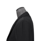 新品 FENDI フェンディ / 21AW ジップアップ ディティール 2B テーラード ジャケット / ブレザー / FJ0642 AGYA / size 48 (BLACK x BLUE)