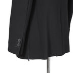 新品 FENDI フェンディ / 21AW ジップアップ ディティール 2B テーラード ジャケット / ブレザー / FJ0642 AGYA / size 48 (BLACK x BLUE)