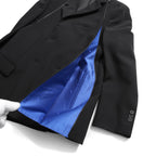 新品 FENDI フェンディ / 21AW ジップアップ ディティール 2B テーラード ジャケット / ブレザー / FJ0642 AGYA / size 48 (BLACK x BLUE)