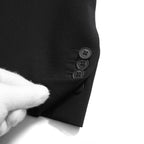 新品 FENDI フェンディ / 21AW ジップアップ ディティール 2B テーラード ジャケット / ブレザー / FJ0642 AGYA / size 48 (BLACK x BLUE)