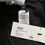 新品 FENDI フェンディ / 21AW ジップアップ ディティール 2B テーラード ジャケット / ブレザー / FJ0642 AGYA / size 48 (BLACK x BLUE)