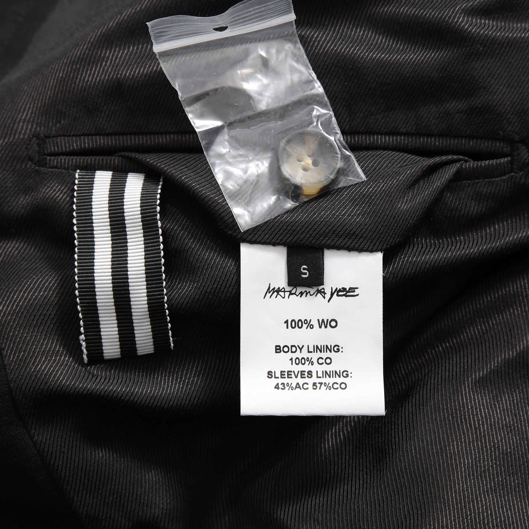 MARINA YEE マリナ イー / 24AW 美品 LUKE FOLD COAT/ フィールド コート / size S (BLACK)