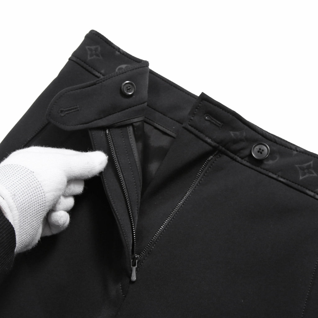 LOUIS VUITTON ルイヴィトン / 22SS 美品 モノグラムディテールカーゴ パンツ / 1A9EQA / size 38 (BLACK)