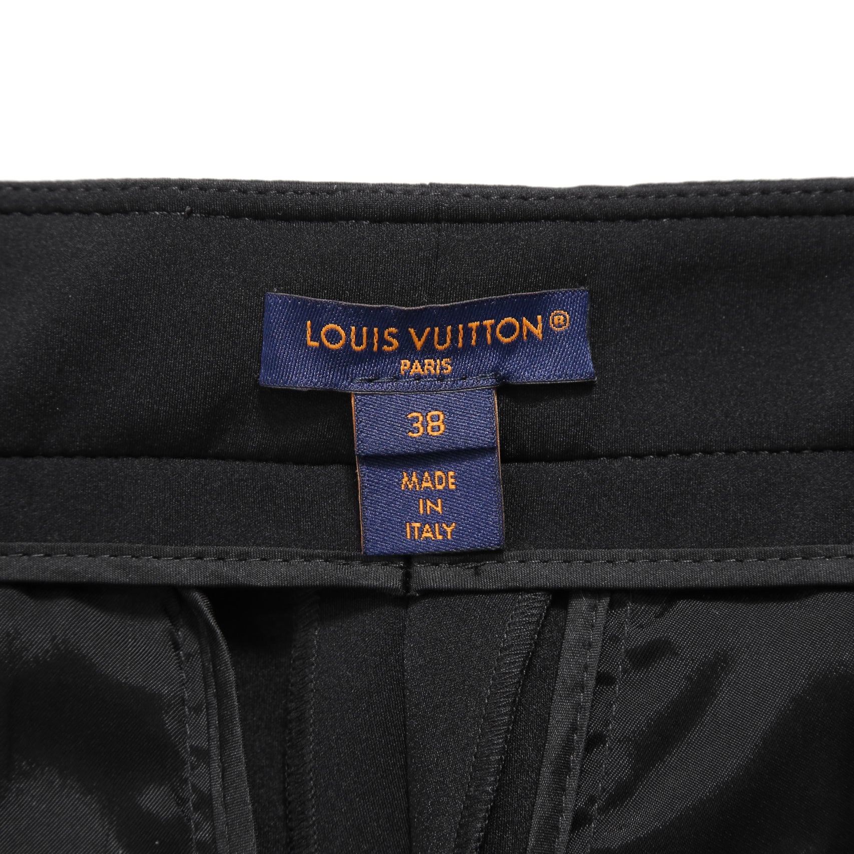 LOUIS VUITTON ルイヴィトン / 22SS 美品 モノグラムディテールカーゴ パンツ / 1A9EQA / size 38 (BLACK)