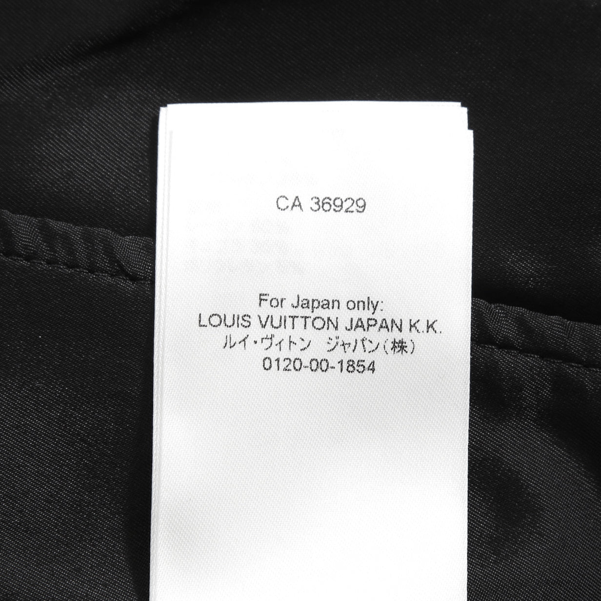 LOUIS VUITTON ルイヴィトン / 22SS 美品 モノグラムディテールカーゴ パンツ / 1A9EQA / size 38 (BLACK)