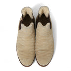 AKM エイケイエム / DIA SIDE GOA BOOTS / キルティング ボア ブーツ / size 42 (BEIGE)