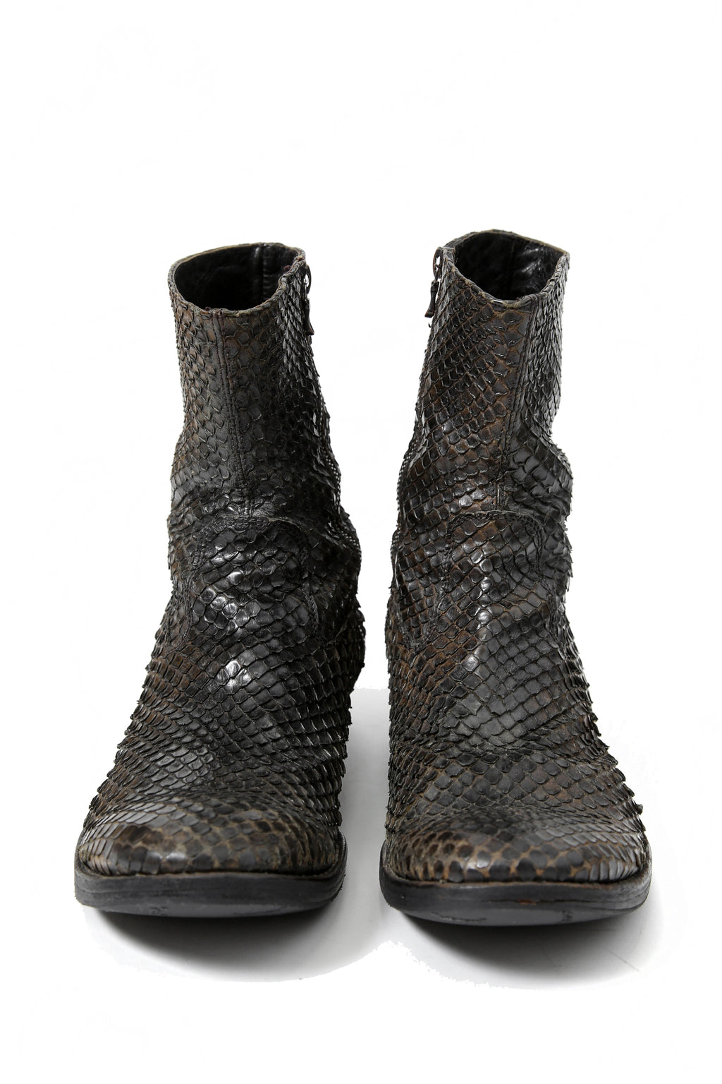希少 Originnal / C-DIEM カルペディエム / Python side zip boots / size 42 (NATURAL) ソール新品 LINEA LMaltieri m_moriabc Maurizio