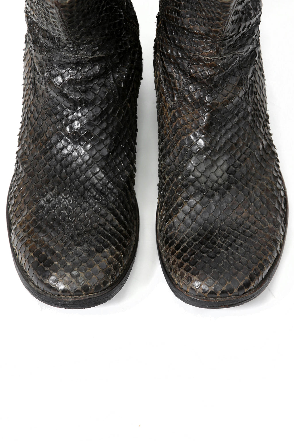 希少 Originnal / C-DIEM カルペディエム / Python side zip boots / size 42 (NATURAL) ソール新品 LINEA LMaltieri m_moriabc Maurizio