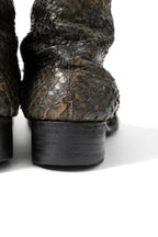 希少 Originnal / C-DIEM カルペディエム / Python side zip boots / size 42 (NATURAL) ソール新品 LINEA LMaltieri m_moriabc Maurizio