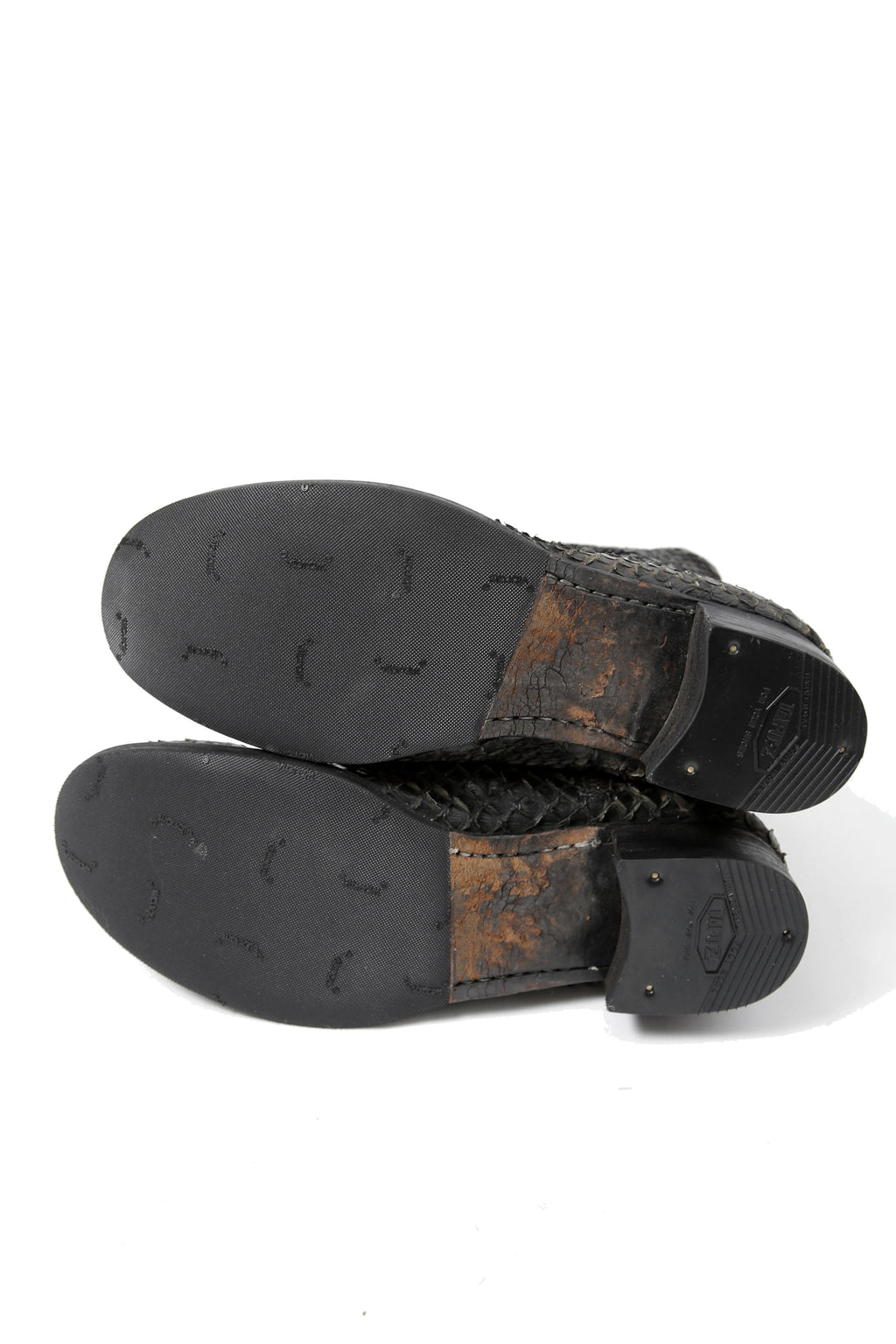 希少 Originnal / C-DIEM カルペディエム / Python side zip boots / size 42 (NATURAL) ソール新品 LINEA LMaltieri m_moriabc Maurizio