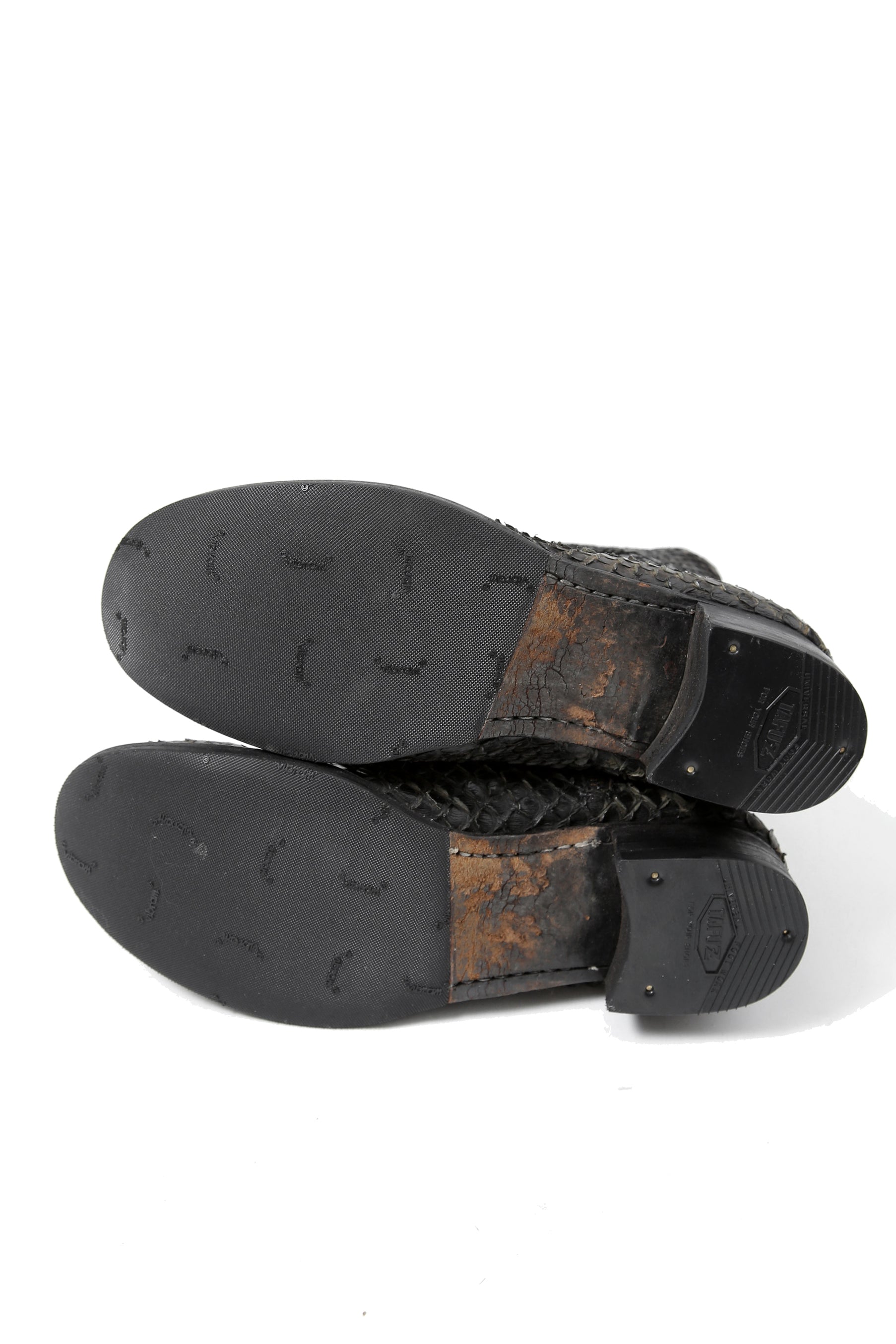 希少 Originnal / C-DIEM カルペディエム / Python side zip boots / size 42 (NATURAL) ソール新品 LINEA LMaltieri m_moriabc Maurizio