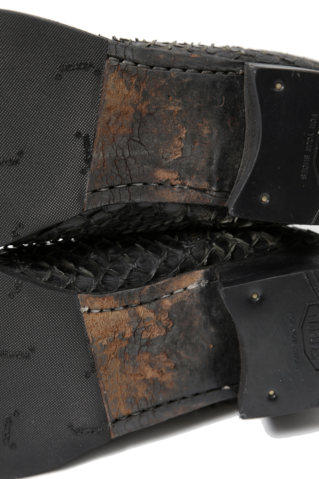 希少 Originnal / C-DIEM カルペディエム / Python side zip boots / size 42 (NATURAL) ソール新品 LINEA LMaltieri m_moriabc Maurizio