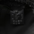 NOTANDUM ノウタンダム / 21AW ラメ糸混 オリジナル ツイード ノーカラー ジャケット / 21-NA-JK01 / size M (BLACK)