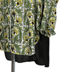 LOEWE x William De Morgan/ 2019 ロエベ x ウィリアム・ド・モーガン / イエローカーネーション プリント シルク 長袖シャツ / size M (YELLOW x GREEN)