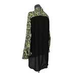 LOEWE x William De Morgan/ 2019 ロエベ x ウィリアム・ド・モーガン / イエローカーネーション プリント シルク 長袖シャツ / size M (YELLOW x GREEN)