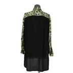 LOEWE x William De Morgan/ 2019 ロエベ x ウィリアム・ド・モーガン / イエローカーネーション プリント シルク 長袖シャツ / size M (YELLOW x GREEN)