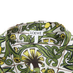 LOEWE x William De Morgan/ 2019 ロエベ x ウィリアム・ド・モーガン / イエローカーネーション プリント シルク 長袖シャツ / size M (YELLOW x GREEN)