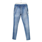 RESOUND CLOTHING リサウンドクロージング / 24SS 美品 EX denim jersey EDGE PT DIND デニム ジャージー エッジラインパンツ / RC32-ST-014D / size 1 (L.INDIGO)