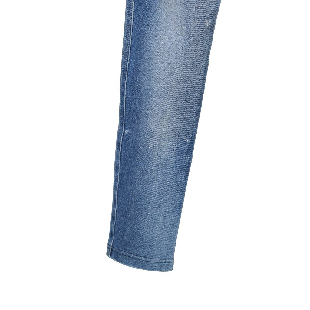 RESOUND CLOTHING リサウンドクロージング / 24SS 美品 EX denim jersey EDGE PT DIND デニム ジャージー エッジラインパンツ / RC32-ST-014D / size 1 (L.INDIGO)