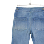 RESOUND CLOTHING リサウンドクロージング / 24SS 美品 EX denim jersey EDGE PT DIND デニム ジャージー エッジラインパンツ / RC32-ST-014D / size 1 (L.INDIGO)