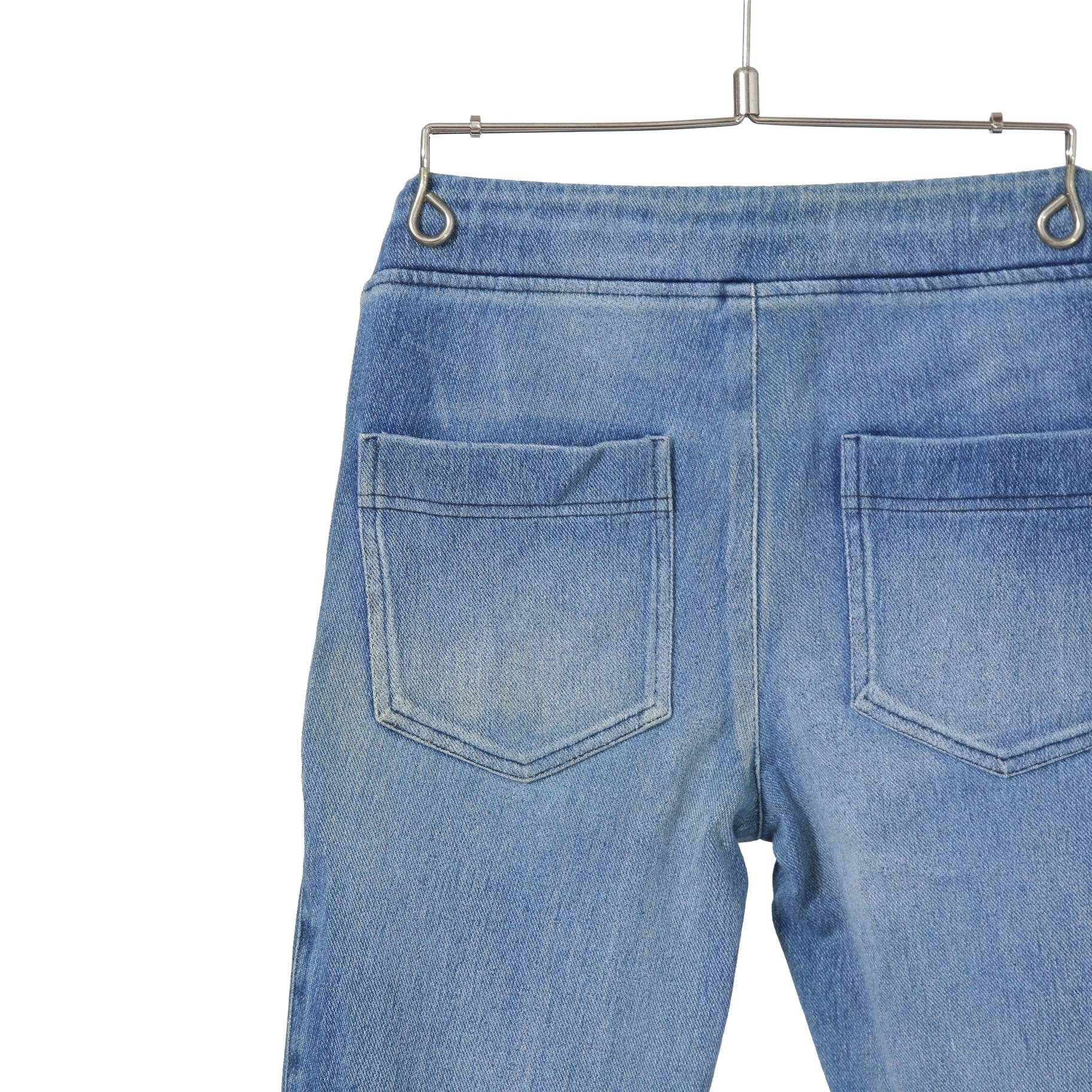 RESOUND CLOTHING リサウンドクロージング / 24SS 美品 EX denim jersey EDGE PT DIND デニム ジャージー エッジラインパンツ / RC32-ST-014D / size 1 (L.INDIGO)