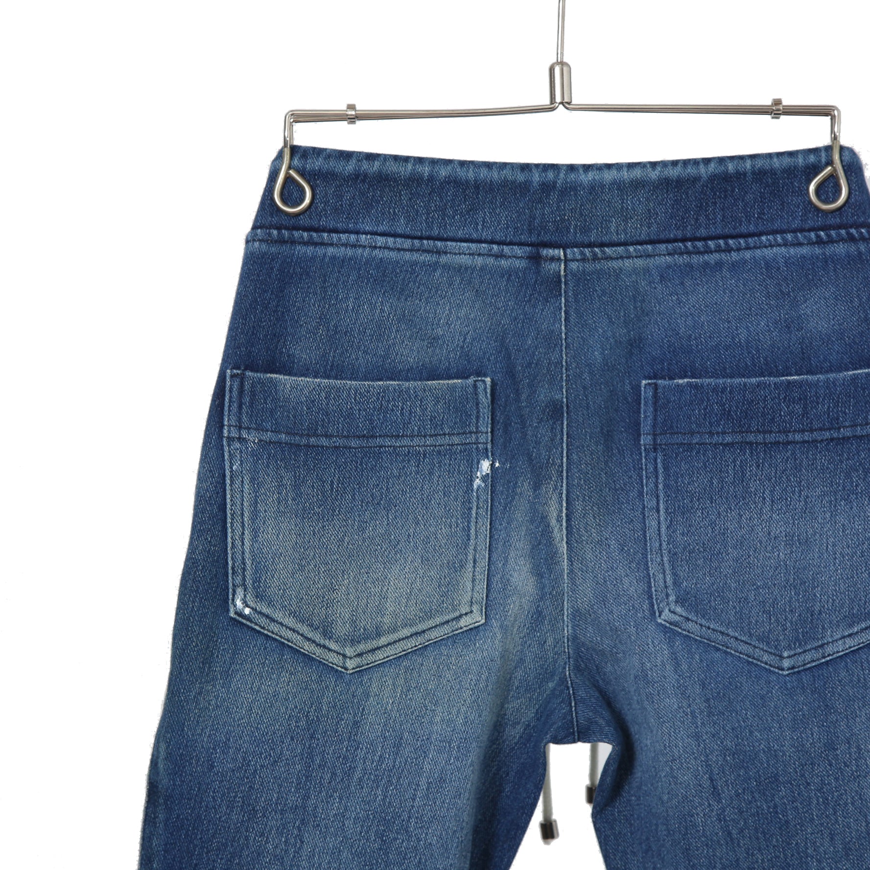 RESOUND CLOTHING リサウンドクロージング / 24SS 美品 EX denim jersey EDGE PT DIND デニム ジャージー エッジラインパンツ / RC32-ST-014D  / size 1 (INDIGO)