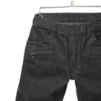 BALMAIN バルマン / 美品 バイカー デニム / ワンウォッシュ / スキニー パンツ / W4HT551C710 / size 29 (BLACK)