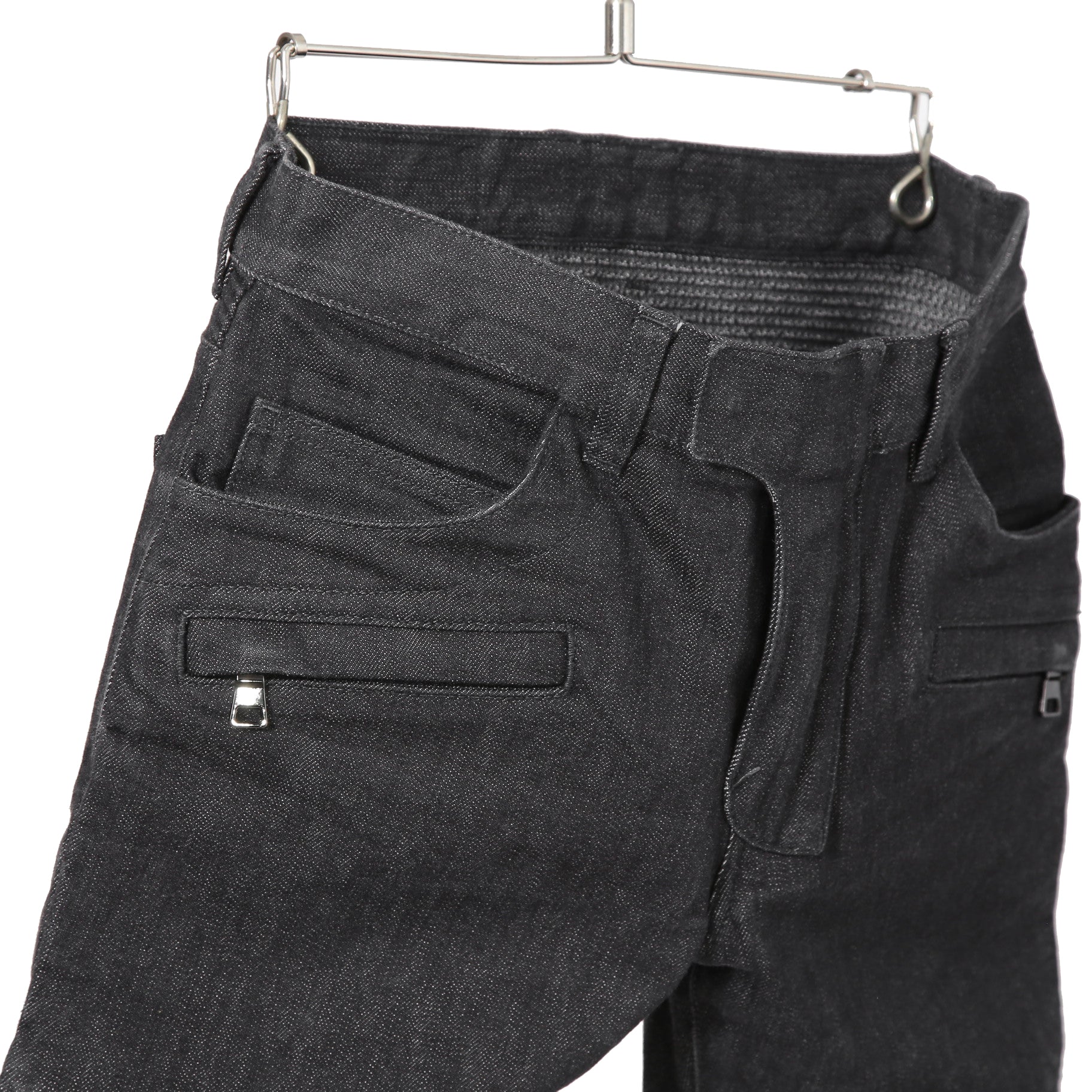 BALMAIN バルマン / 美品 バイカー デニム / ワンウォッシュ / スキニー パンツ / W4HT551C710 / size 29 (BLACK)