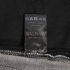BALMAIN バルマン / 美品 バイカー デニム / ワンウォッシュ / スキニー パンツ / W4HT551C710 / size 29 (BLACK)