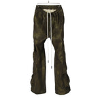 新作 A.F ARTEFACT アーティファクト / 25AW 未使用 Cargo Flare Baggy Pants / SHYNTHETIC LEATHER / size 1 (KHAKI)